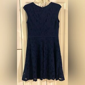 12P blue sleeveless dress